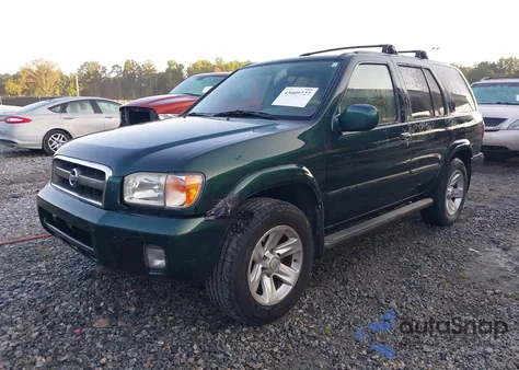 2002 Nissan Pathfinder Le z USA, uszkodzony, nr VIN JN8DR09Y72W721775